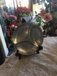 Vtg Nambe Cast Aluminum Dish-bowl -tray Serving Platter 3 Part Section #589. Fixed Price $24.95.