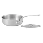 Mauviel M'urban 3.4 Quart Saute Pan With Lid. Fixed Price $169.00.