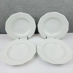 Vtg Rosenthal Maria White Soup Bowl Set 4 Germany Embossed Floral 9.25". Fixed Price $48.99.