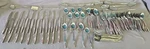 141 Pc Spritely Rose Creative Manor Stainless Flatware Set Spoons Forks Serving+. Fixed Price $281.50.