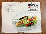 Vintage Crown Corning San Marco Collection Set Of Two 8" Oval Relish Dishes Nib. Fixed Price $16.99.