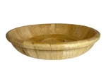 Dansk Jhq Staved Teak Wood Chip & Dip/fruit Bowl Jens Harald Quistgaard 13.75". Fixed Price $49.00.