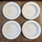 4 9" Soup/pasta Bowl Murray Hill Lenox Classics Collection Platinum Trim Nm+. Fixed Price $100.00.