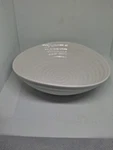 Portmeirion Sophie Conran White Pasta Salad Ripple Texture Bowl 6". Fixed Price $16.00.