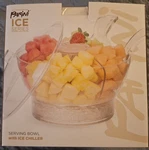 New Parini - Ice Series Acrylic Serving Bowl With Chiller. Fixed Price $14.99.