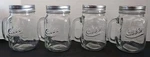 Cheers Mason Jars With Lids Set Of (4) 16 Oz.. Fixed Price $19.69.