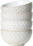 Cereal Bowl, 26 Oz, Kitchen Ceramic Soup Inch, Set Of 4, Arctic White. Fixed Price $42.99.