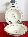 Studio Nova SH512 Mystic Meadow Soup Bowls Set Of (3). Fixed Price $24.00.