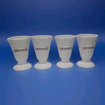 Set Of 4 Vintage Smuckers Ice Cream Serving Dishes. Fixed Price $24.99.