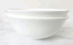 Two Wedgwood Gourmet Bowls White - Bone China Professional Home. Fixed Price $56.70.