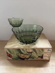 Vintage Hazelware Reflection A6370 Piece Chip-n-dip Set Green Original Box. Fixed Price $44.99.