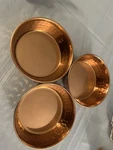 Boots & Barkley Copper Hammered Mixing Bowl Set 3PCS 7IN Dishwasher Safe Nesting. Fixed Price $18.00.