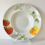 Vintage Crofton Pasta Serving Bowl 11 Tomatoes Pepper Garlic Herbs - C4R5. Fixed Price $34.99.