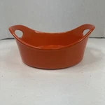 Rachael Ray 1.5 Qt Stoneware Baking Dish Orange With Handles. Fixed Price $17.99.