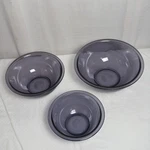 Set Of Vintage Pyrex Purple Amethyst Glass Nesting Mixing Bowls 322 323 325 !. Fixed Price $42.00.