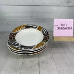 CX364 By China Fc Wild Animals Prints On Rim Porcelain Soup Pasta 9" Bowls Set. Fixed Price $35.69.