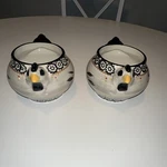 Temp-tations Old World Chicken Ceramic Bowl Set, 2PC 18 Oz 6IN Microwave Safe. Fixed Price $14.78.