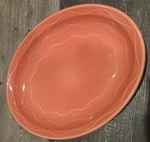 Syracuse China 903034 001 Cantina Carved Platter, Cayenne 13-5/8" X 10-1/2". Fixed Price $19.00.