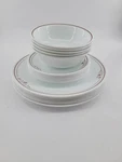 Corelle Melody Brown 21 Piece Set Dinner Salad Plates And Bowls. Fixed Price $49.95.