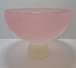 Archimede Seguso Or Vetri D'arte Alabastro Glass Footed Bowl 1443. Fixed Price $699.99.