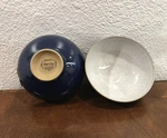 Set Of 6 Denby England Elements Dark Blue Rice Bowls 5 - Read. Fixed Price $120.00.