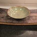 Gibson Elite Lotus Leaf Green Soup Cereal Bowl. Fixed Price $19.00.