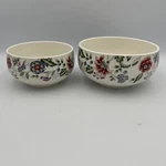 Coastline Imports Gracie China Bowls Floral 5 & 6 Set Of 2 Euc -fast Ship!. Fixed Price $14.50.