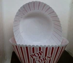Jmk 03515 Round Popcorn Serving Bowl Movie Night, 10", 2 Per Order, Fs. Fixed Price $10.00.