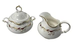 Royal Doulton Strasbourg Creamer Covered Sugar Bowl Set H.4958. Fixed Price $150.96.
