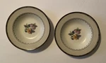 Mikasa Intaglio Garden Blossom 3/8" Rimmed Soup Salad Cereal Bowls CA329. Fixed Price $20.00.
