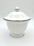 Lenox Continental Dining Platinum - Sugar Bowl & Lid, 3/8". Fixed Price $39.99.