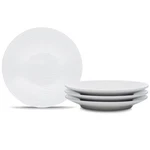 Noritake Colorscapes White-on-white Dune Set Of 4 Coupe Appetizer Plates, 6.5. Fixed Price $23.59.