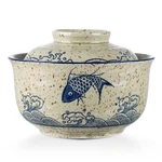 Vanenjoy Microwavable Ramen Bowl With Lid, 25 Oz Japanese Big Ceramic. Fixed Price $27.11.