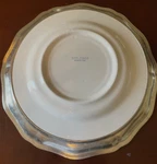 Arte Italica Umbria Ceramic And Pewter 11" Pasta/soup Bowls Set Of 8. Fixed Price $1000.00.