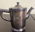 Vintage Wear Brite Creamer Grand Silver Co Nickel 5" Tall Weights 15.9OZ. Fixed Price $25.00.