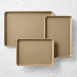 Goldtouch Nonstick Sheet Pan Set Of 3-WILLIAMS Sonoma 36209. Fixed Price $73.99.