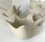 Set Of 6 Shell Starfish Shaped Bowls Melamine Light Tan 4.5" Beach Summer. Fixed Price $14.50.