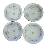 Johann Haviland Blue Garland Set Of Berry Dessert Bowls 5 1/4" Mint Cond. Fixed Price $19.00.