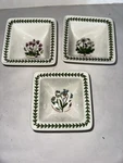 Portmeirion- "botanic Garden" 3 Pc Square Dipping Bowls. Fixed Price $39.99.