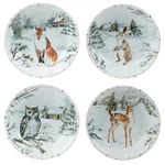 Certified International Winter Frost 9.25" Ice Cream/dessert Bowls Set Of 4.. Fixed Price $67.26.