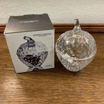New, Opened Studio Crystal By Godinger Strawberry Covered Box Clear Glass Jar. Fixed Price $19.99.