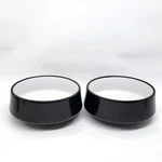 Dansk Kobenstyle Black Soup Cereal All Purpose Bowls 5 1/2" Across Top Set Of. Fixed Price $46.55.