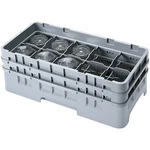 Cambro Comp. Glass Rack, Half Size, 5.25" Max. Soft Gray 10HS434-151. Fixed Price $50.29.