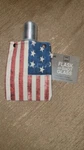 New Tote + Able Flask & Shot Glass Canvas Flag Americana 4 Oz Bpa Liner. Fixed Price $19.99.