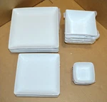 Porlien 15-PIECE Porcelain Square Rim Dinnerware Set. Fixed Price $25.20.