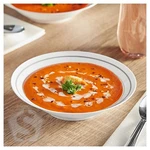 Wna Comet MPBWL10WSLVR Oz. White Masterpiece Bowl With Silver Accent Bands -. Fixed Price $214.97.