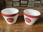 Hutzler Popcorn Buckets Set Of 2 No Kernel Screens. Fixed Price $10.00.