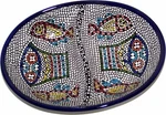 Double Dish Tabgha Ceramic Serving Snack (7.5 Inches) - Asfour Outlet. Fixed Price $25.69.