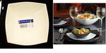 Luminarc Quadrato White Salad Serving Bowl(s) Square Glass Dinnerware France. Fixed Price $15.00.