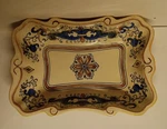Temp-tations By Tara Presentable Ovenware Old World Blue Dish Wire Rack. Fixed Price $27.49.